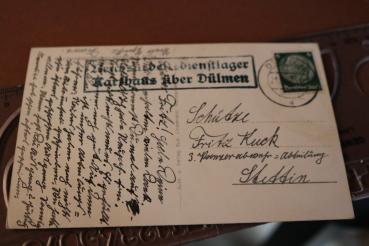 Preview: Foto Amtsstube - Reichsarbeitsdienstlager Karthaus über Dülmen Abteilung 6/164